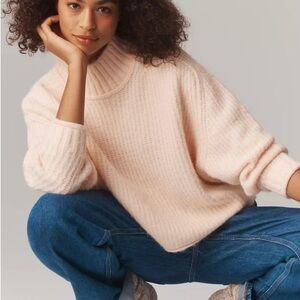 The Dawn Mock-Neck Chunky Sweater by Pilcro
